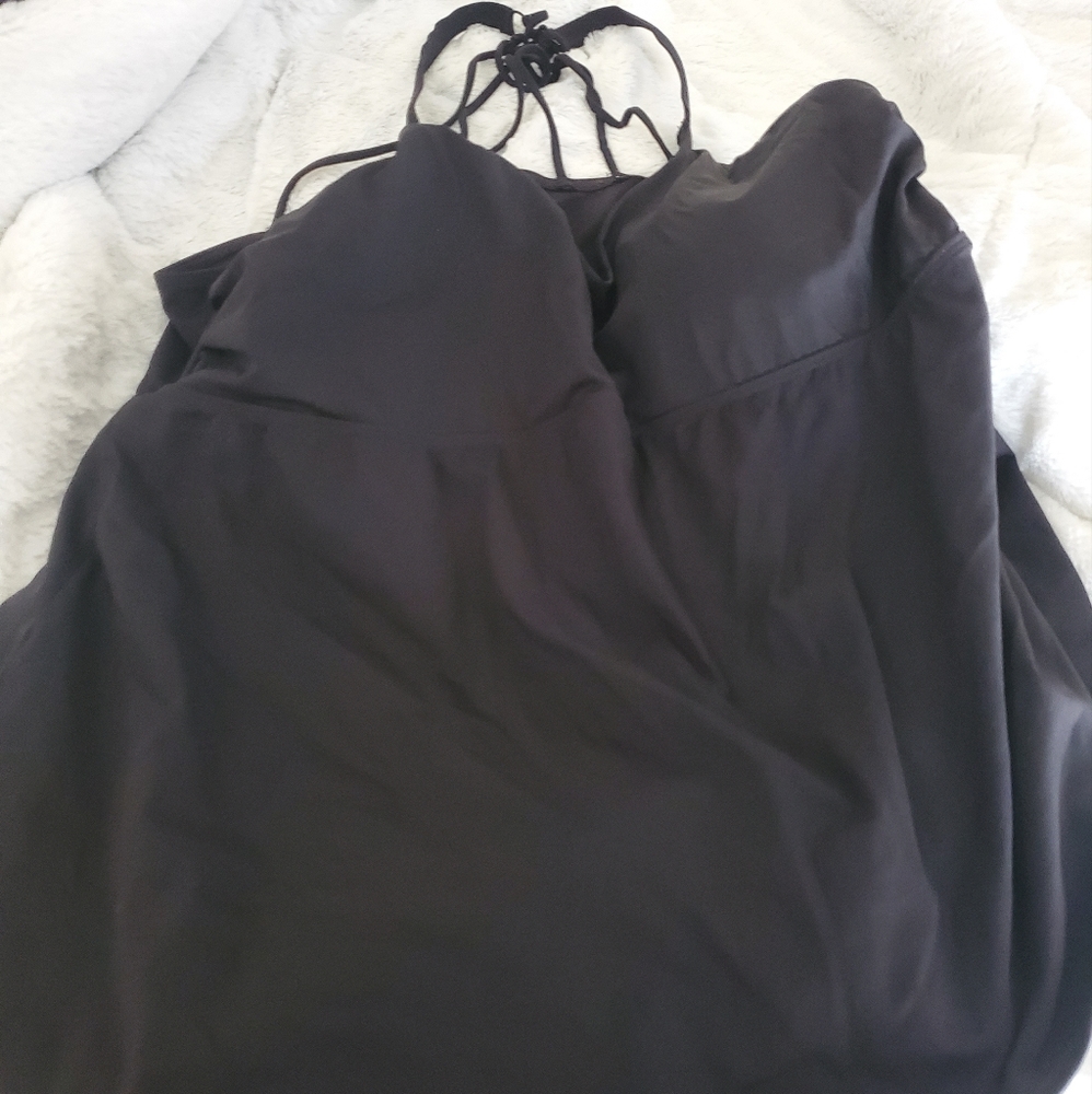 Black Tankini top